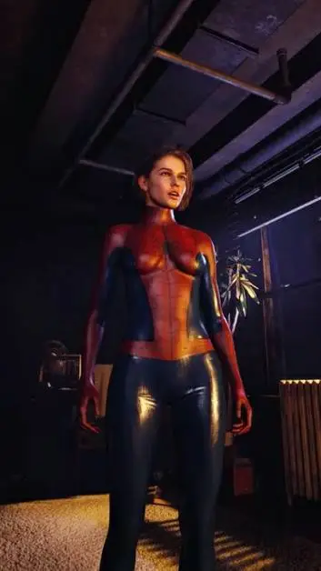 ai character: Jill Valentine  background