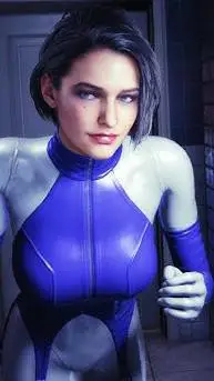 ai character: Jill Valentine  background