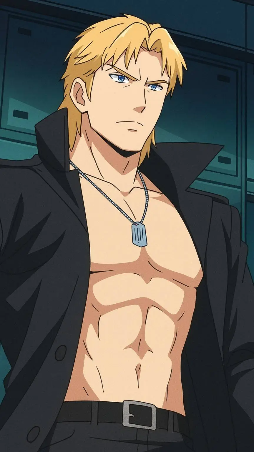 ai character: liquid snake  background