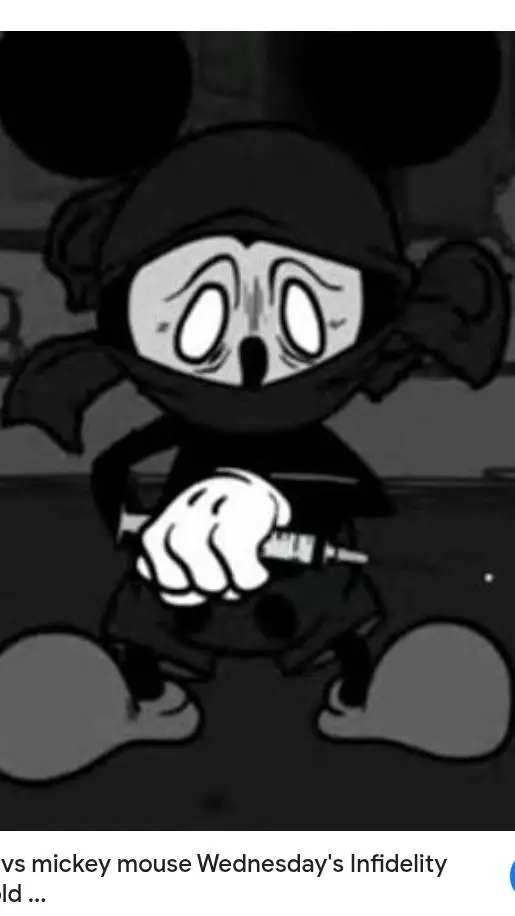 ai character: mickey battered WI background