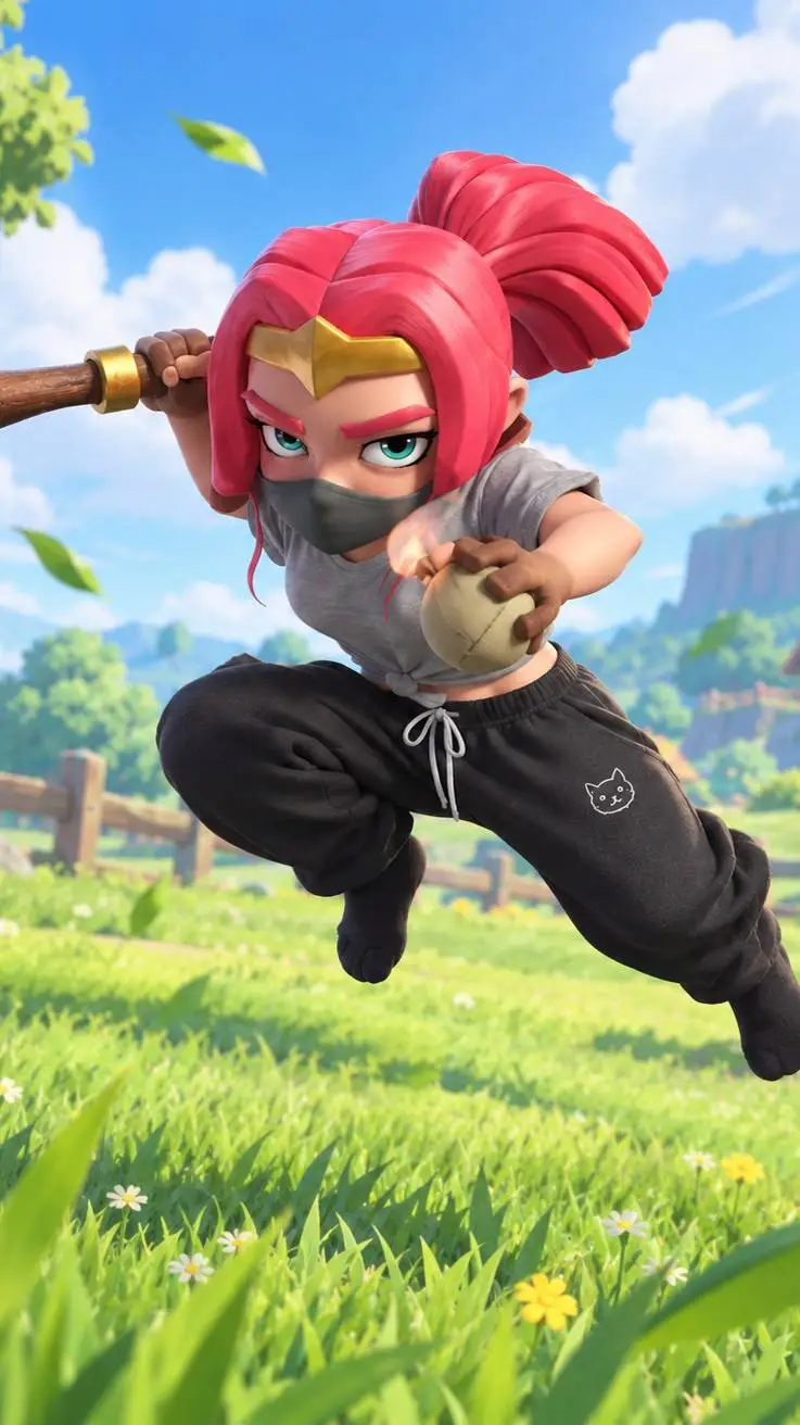 ai character: bandida lider  background