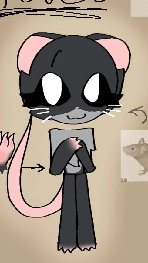 ai character: Mouse background