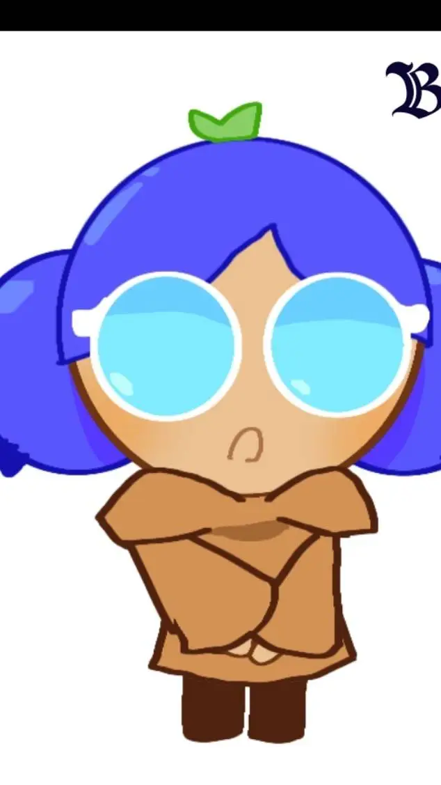 ai character: BlueBerry background