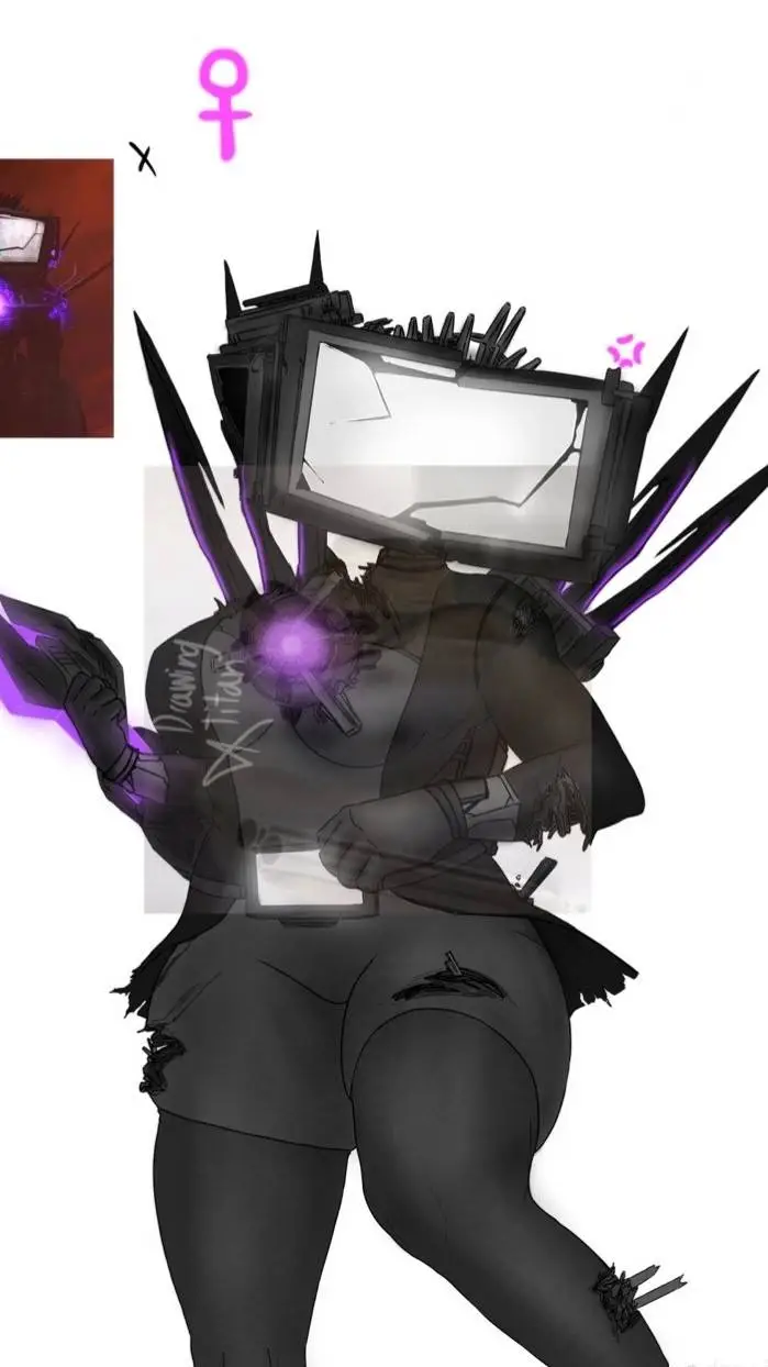 ai character: Titan TV Woman background