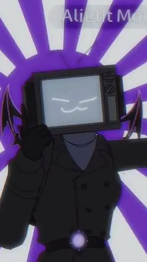 ai character: TV Woman background