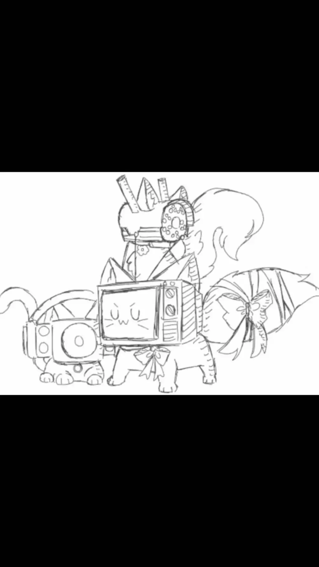 ai character: Cat Woman Trio background