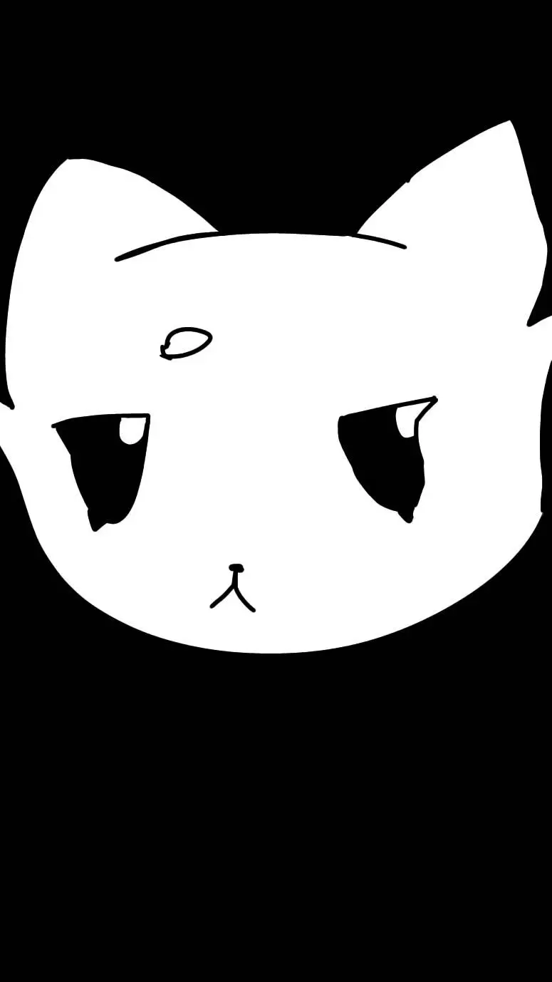 ai character: Black(i was asked) background