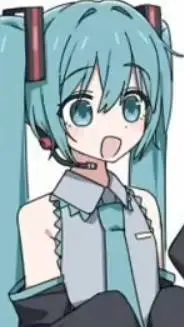 ai character: miku background