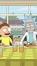 ai character: rick and morty  background
