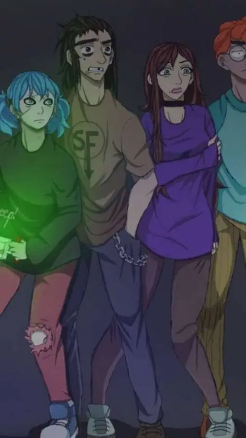 ai character: Sally face group background