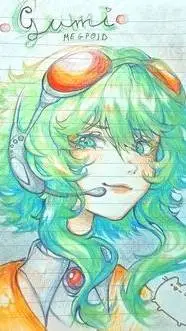 ai character: ★Gumi★ background