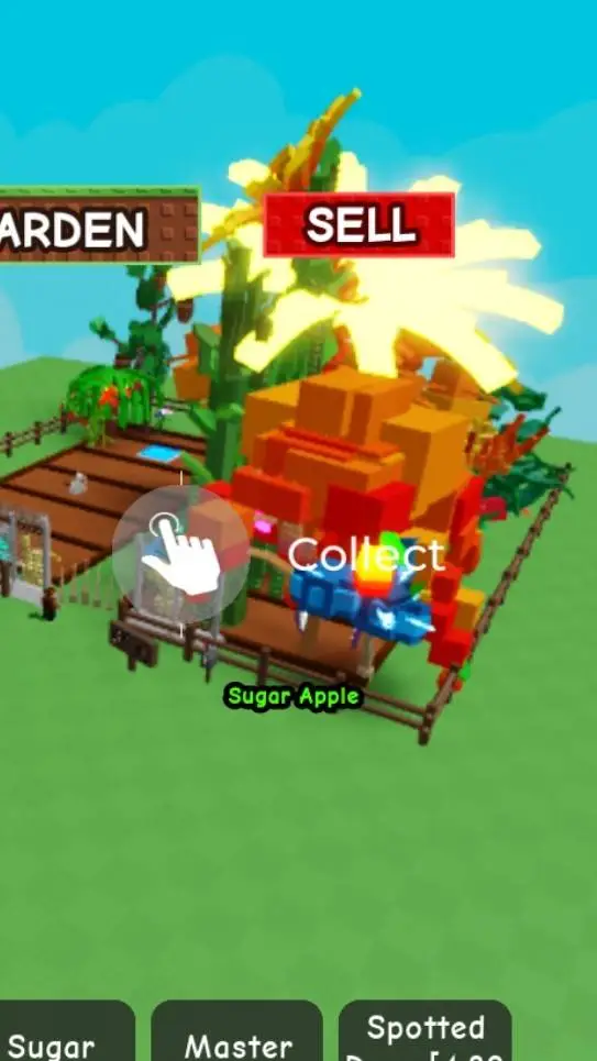 ai character: grow a garden omg background