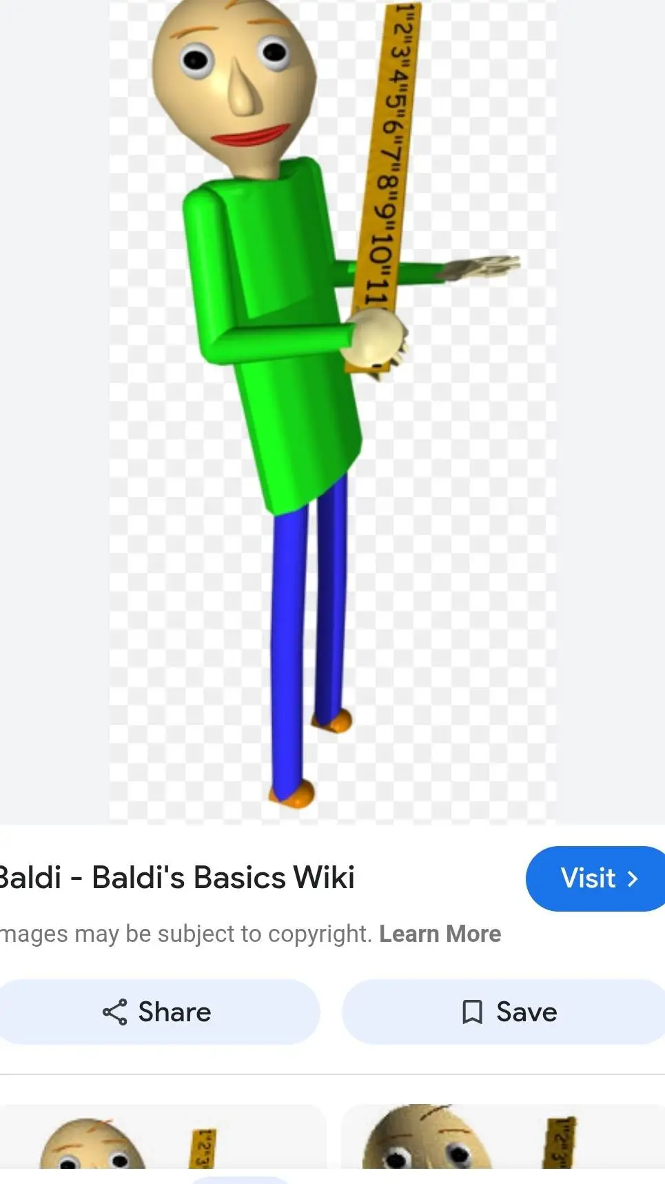 ai character: baldi background