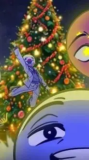 ai character: Ch Christmas  background