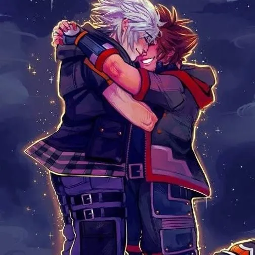 chat with ai character: Sora X Riku 🖤🤍🦸🏻🦹🏻