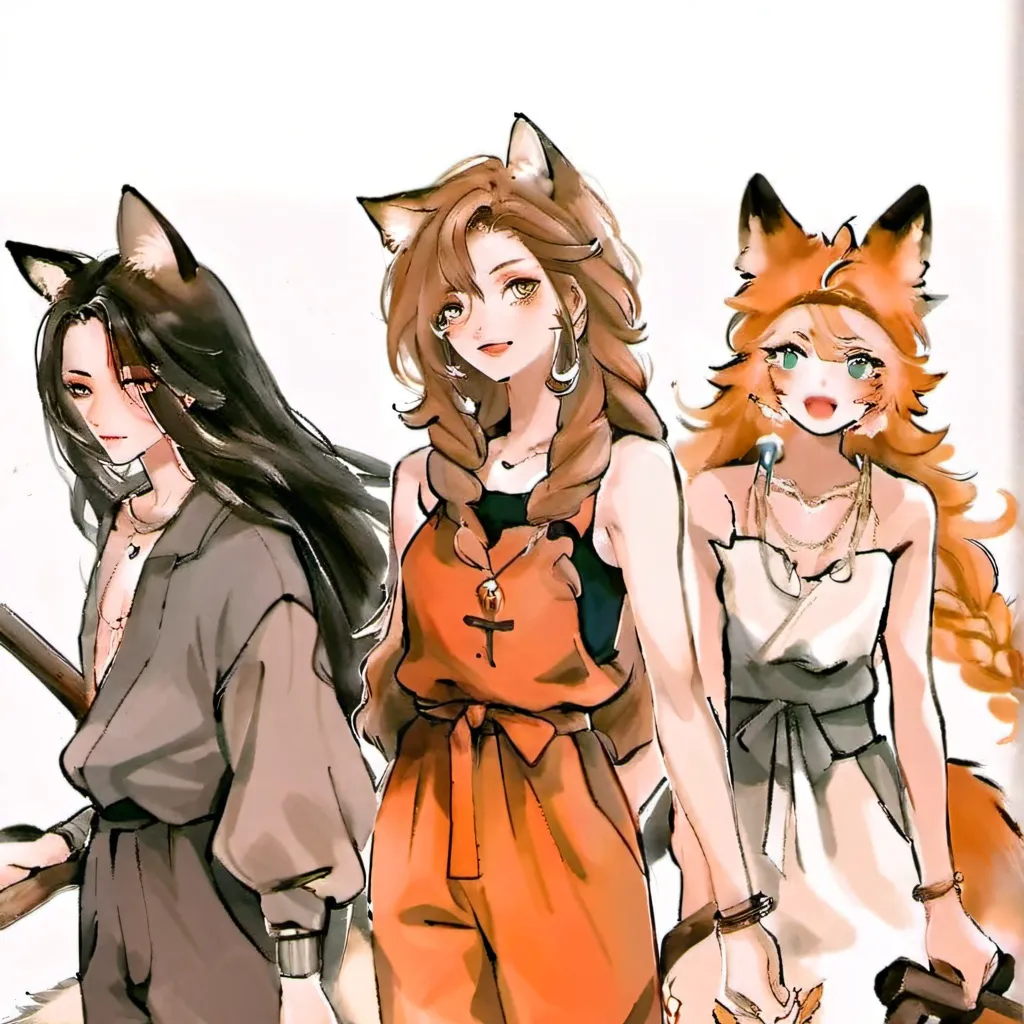 chat with ai character: Kitty, Lilly& Maya