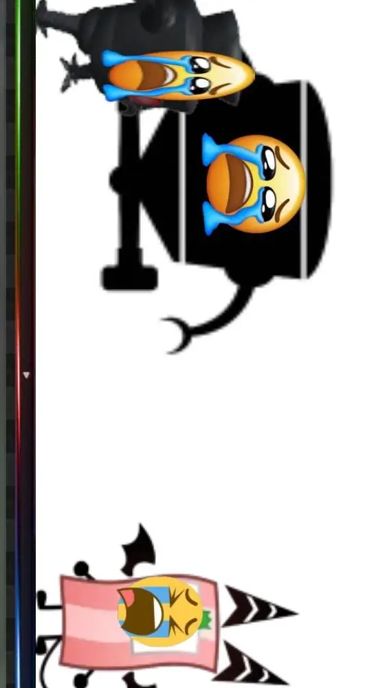 ai character: v2 and v1 and baco background