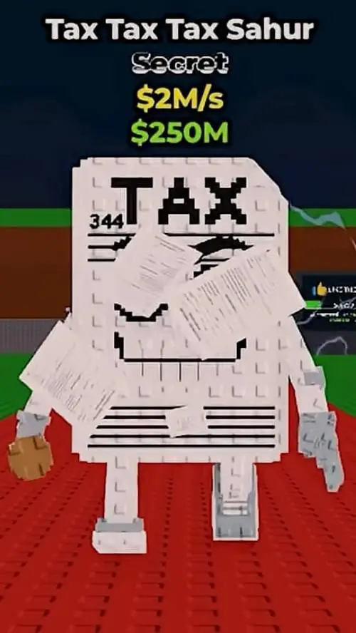 ai character: TAX TAX TAX  SAHUR background