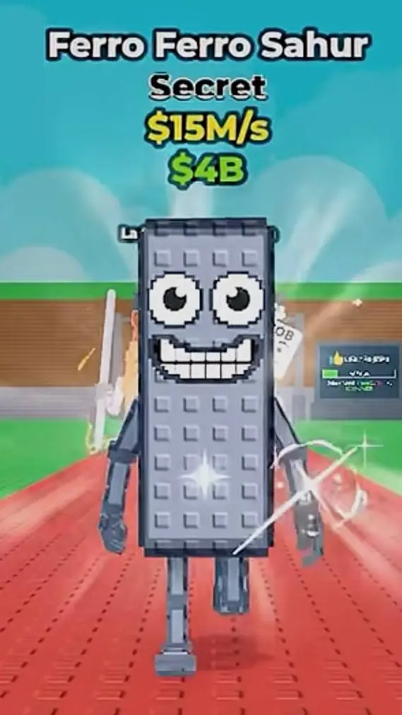 ai character: Ferro sahur:hello background