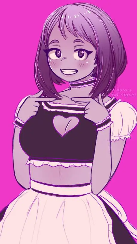 ai character: ochaco background