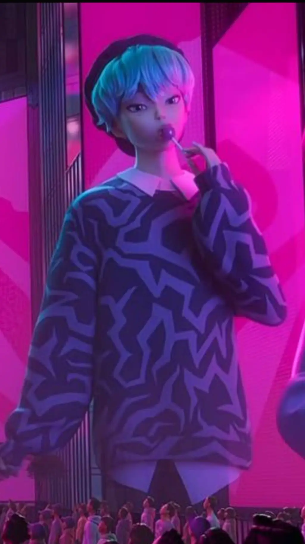 ai character: baby saja background