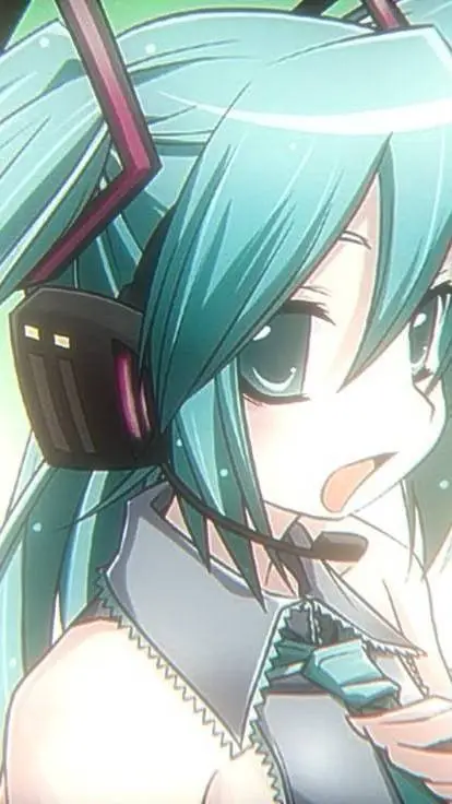 ai character: Hatsune Miku background