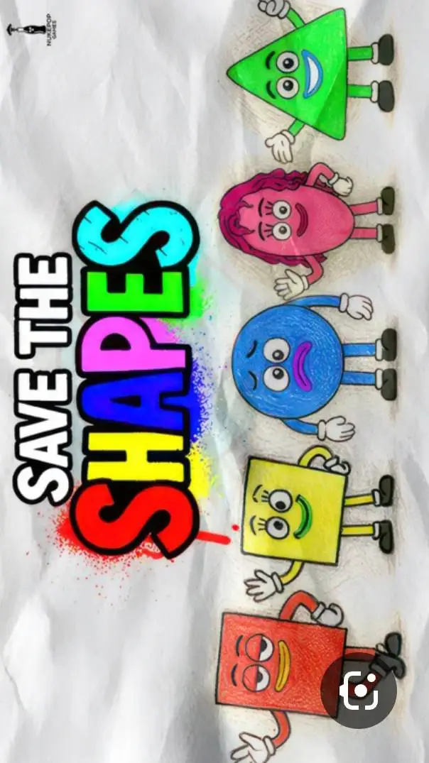 ai character: save the shapes background