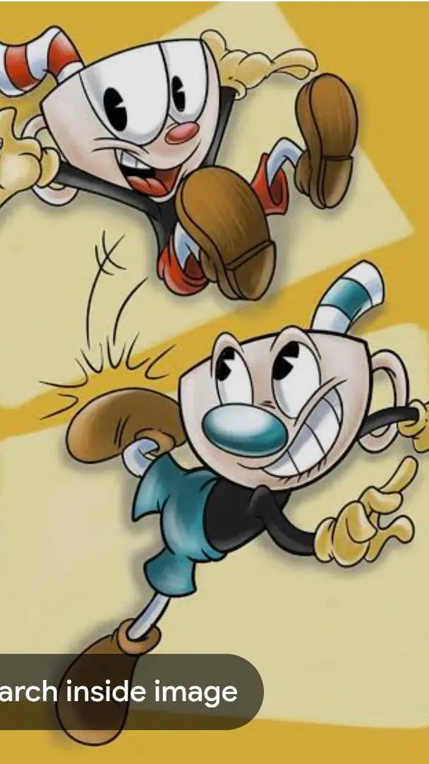 ai character: Cuphead n Mugman!  background