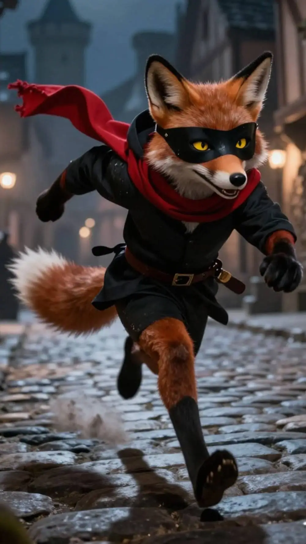 ai character: Zorro astuto  background