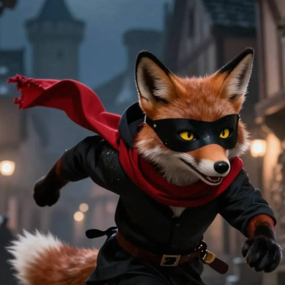 chat with ai character: Zorro astuto 