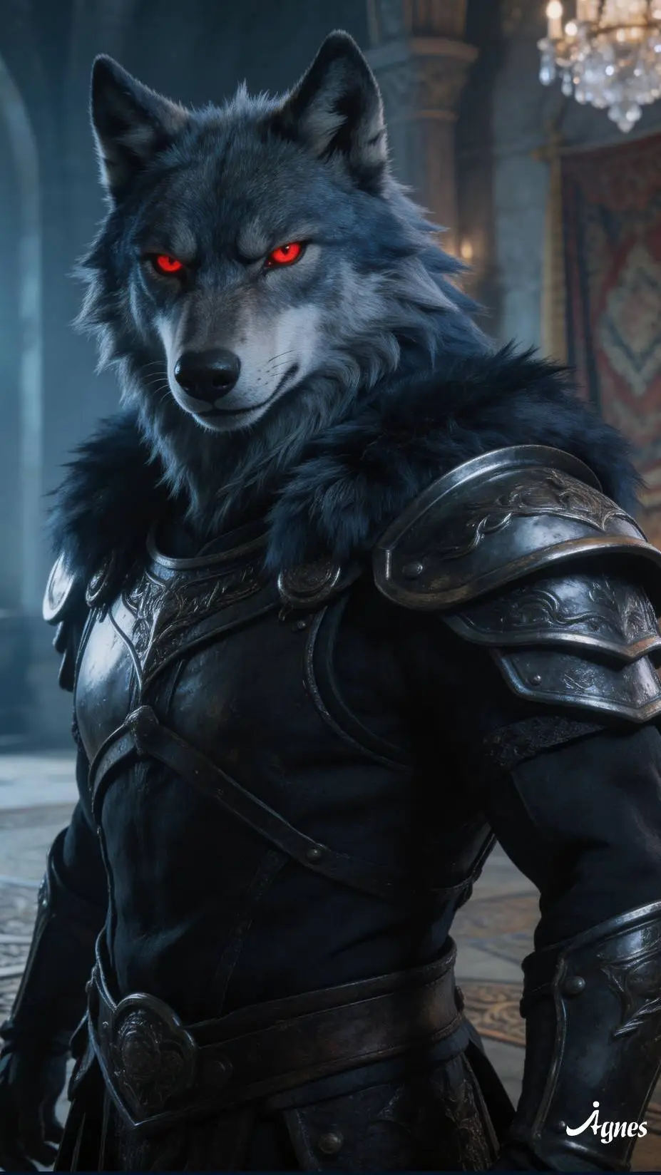 ai character: Alianza de luna  background