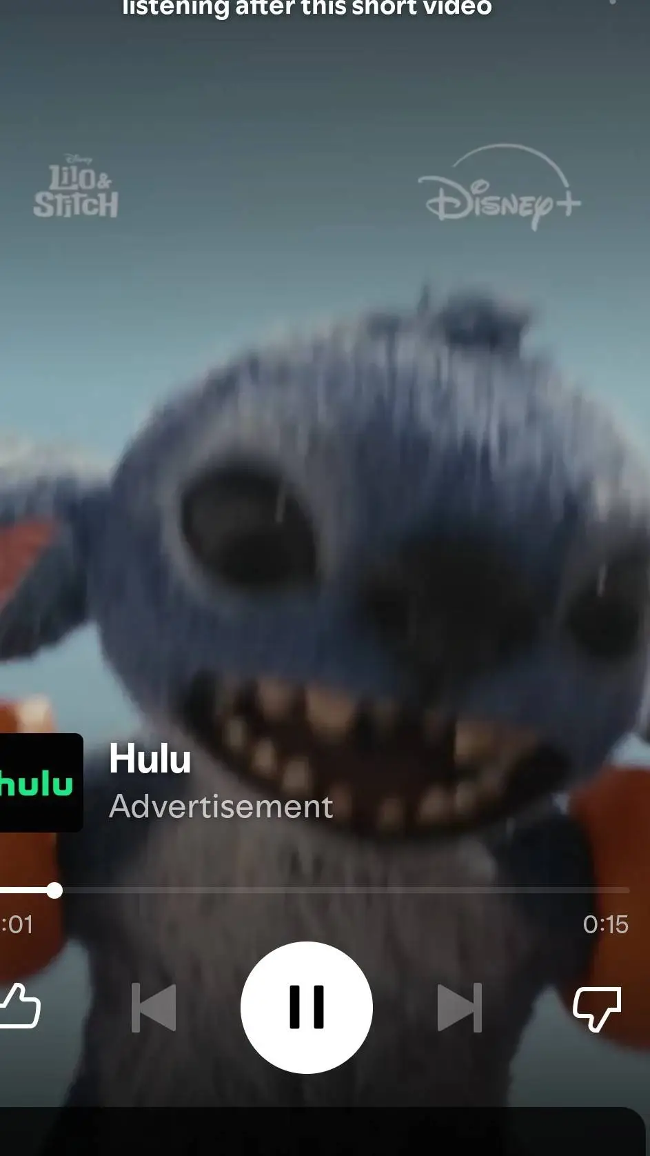 ai character: stich background