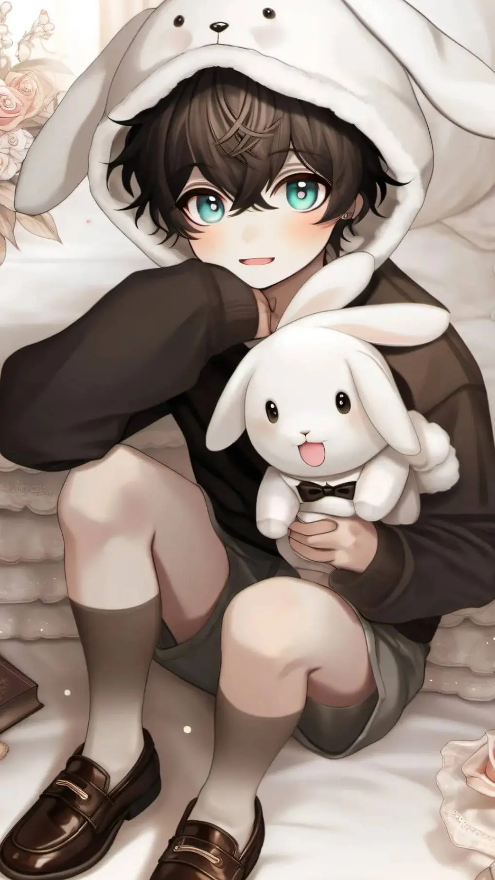 ai character: ☆•°J̣̌ąƙê°•~♡ background