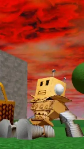 ai character: Roblox Robot  background