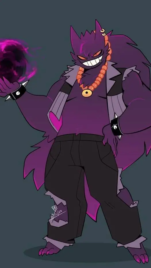 ai character: mha + pokemon💜 background