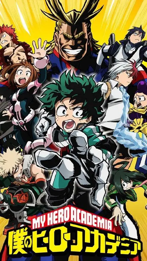 ai character: mha + Home 💜 background