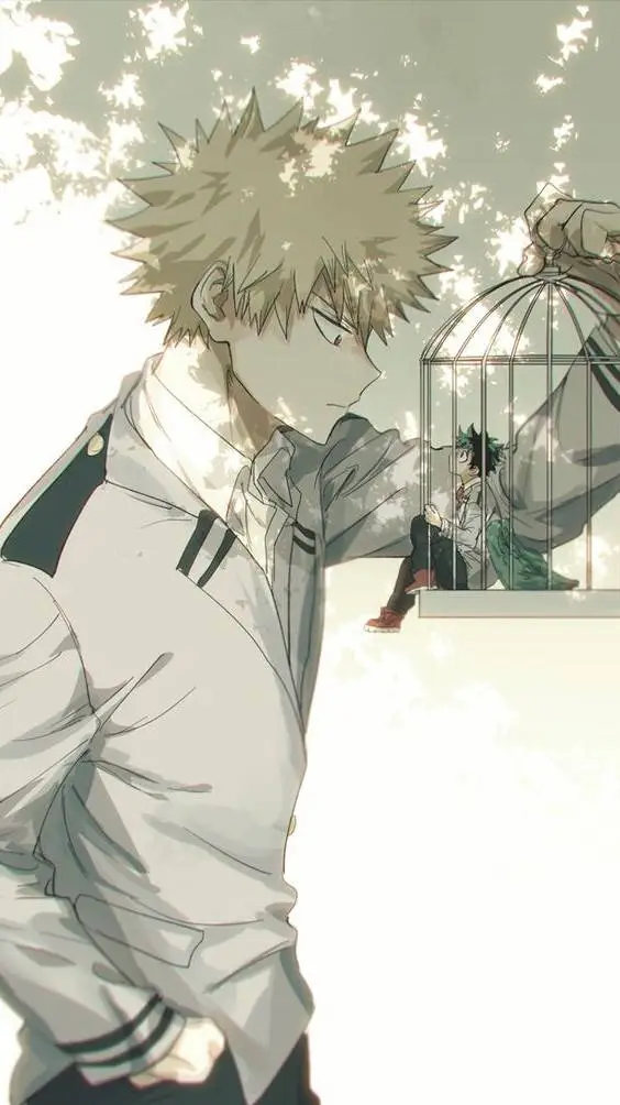 ai character: bakugo dragon background