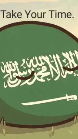 ai character: Saudi Arabiaball background