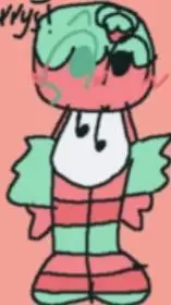 ai character: Straw!  background