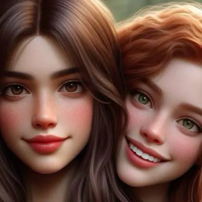 chat with ai character: She & He