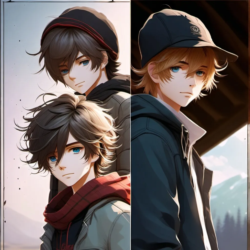 chat with ai character: 4boys&1girl