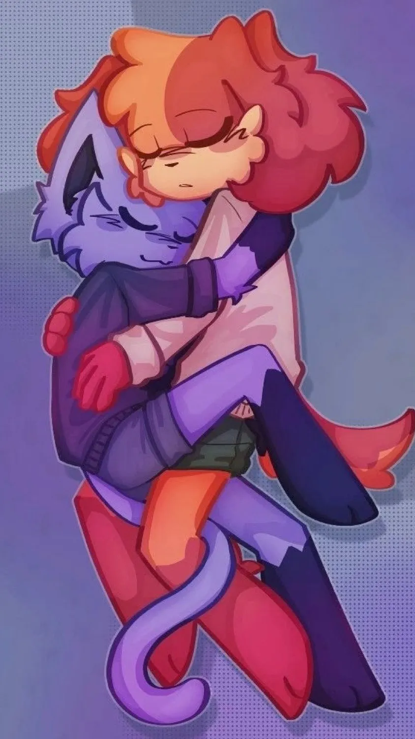 ai character: Catnap x dogday background