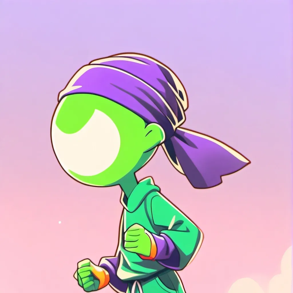 chat with ai character: green