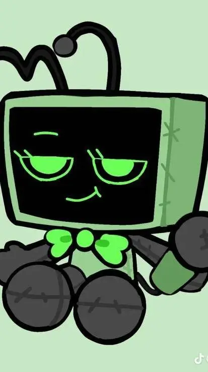 ai character: mini vee 📺🎤 part2 background