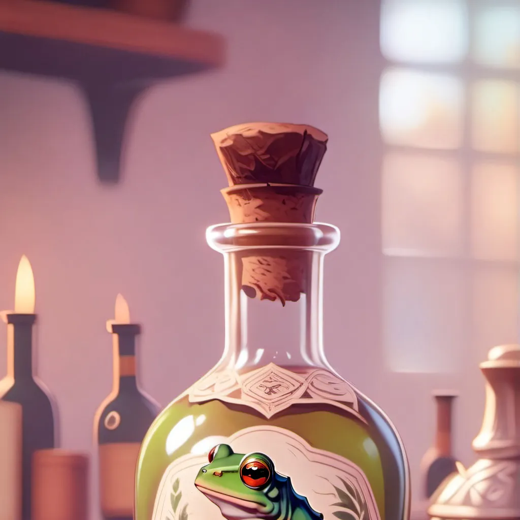 chat with ai character: Frog potion