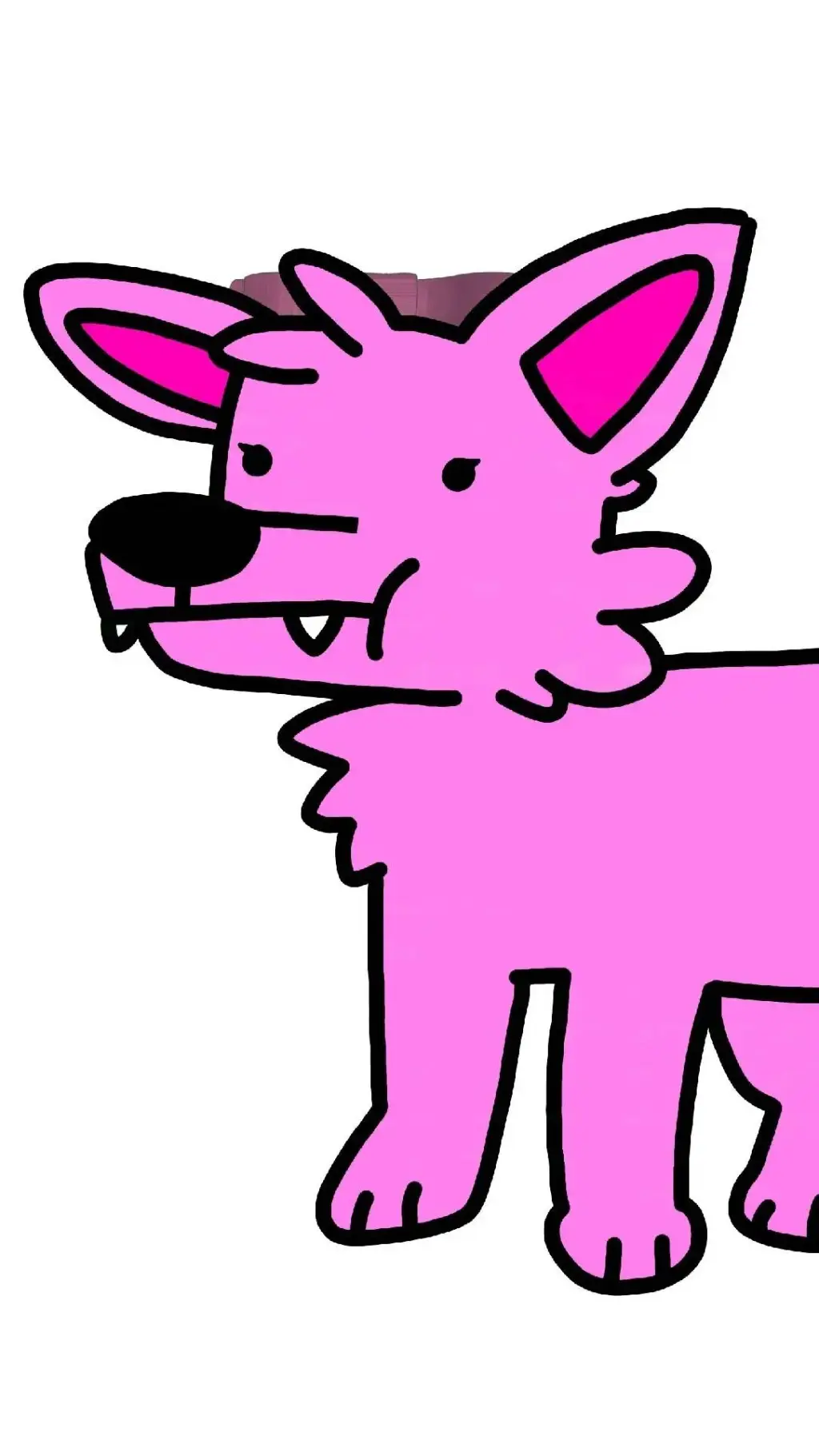 ai character: sprunki  werewolf  background