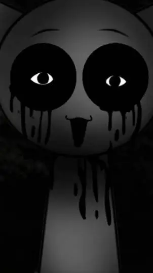 ai character: grey horror MALVAD background