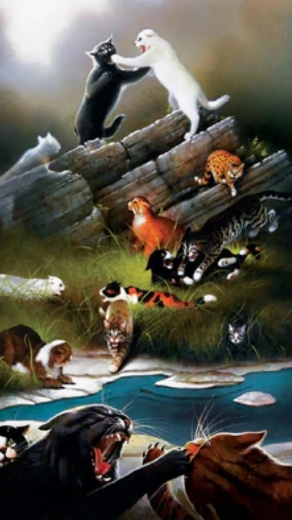 ai character: Warrior cats ￼ background