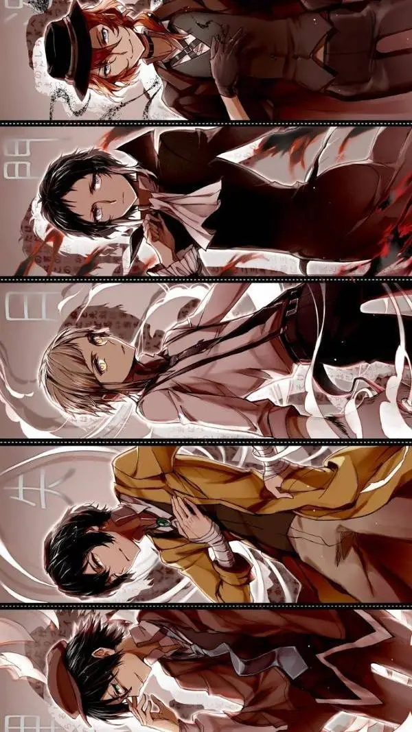 ai character: BSD spin the botle background