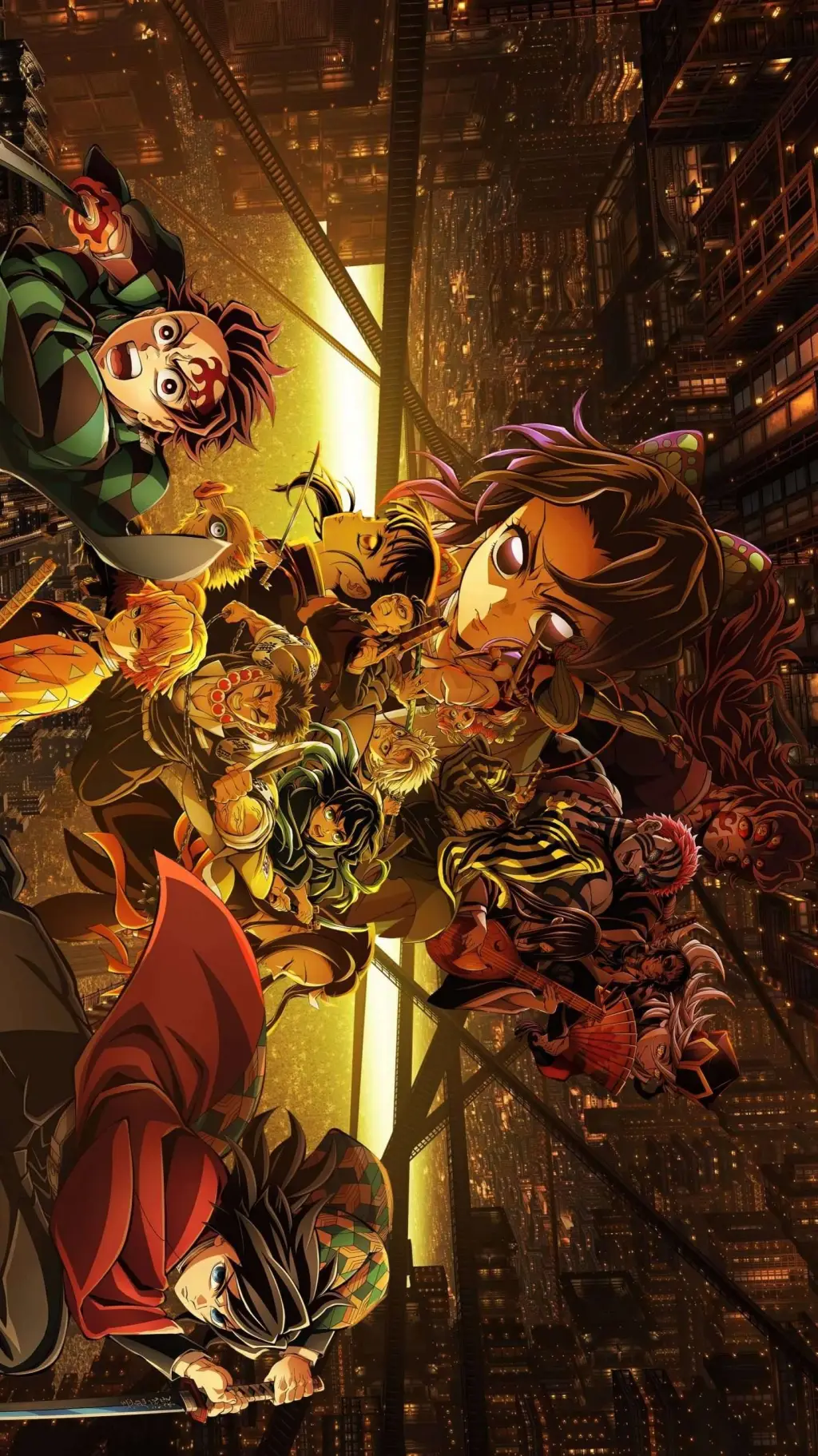 ai character: KNY camping background